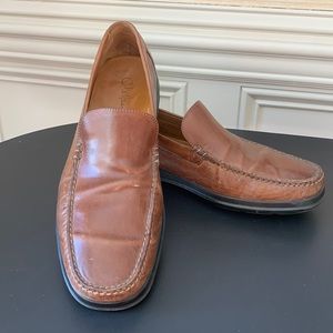 Cole Haan Nike Air brown leather loafer 12